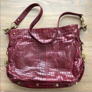 Rebecca Minkoff Crocodile Embossed Crossbody Tote